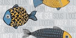 Illustration of nautical fish