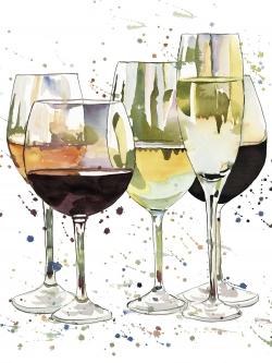 Beautiful wine glasses