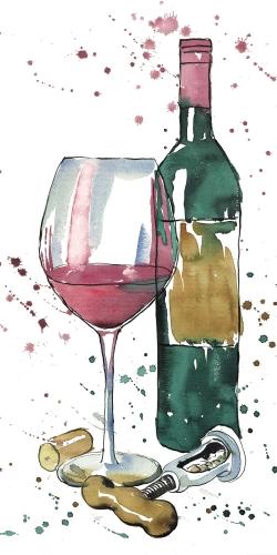 Bouteille de vin rouge