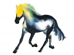 Galloping horse
