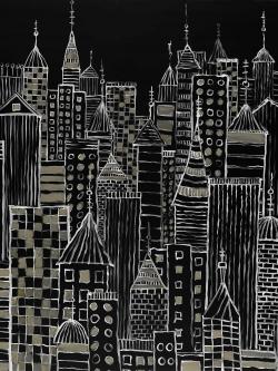 Illustrative city towers