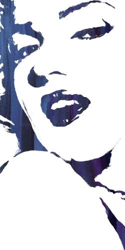 Marilyn monroe en bleu