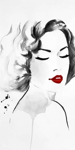 Watercolor woman