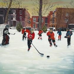 Young hockey players