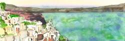Paysage de la crète