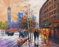 Ville en automne