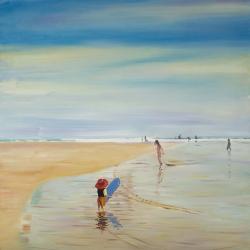Children at the beach
