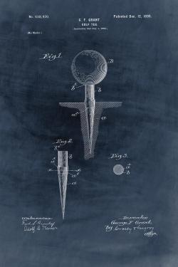 Blueprint of golf tee