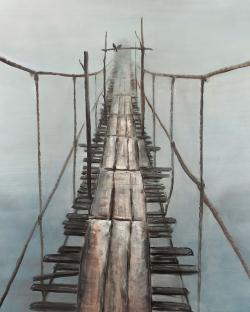 Vieux pont abandonné