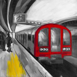 Waiting subway