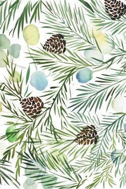Motif cocotte de pins