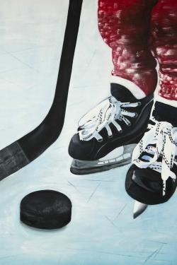 Young hockey player