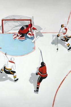 Eventful hockey game