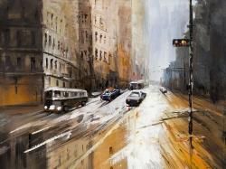 Abstract city street