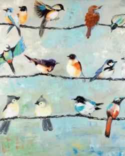 Petits oiseaux colorés