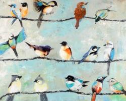 Petits oiseaux colorés