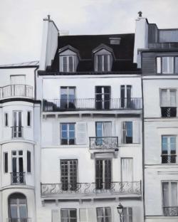 Buildings along the seine river