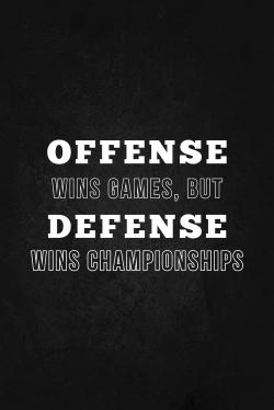 Offense wins games...