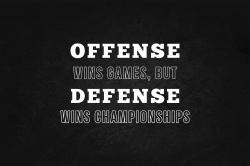 Offense wins games...