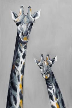 Girafes bleu acier