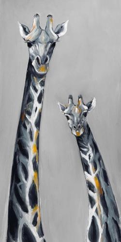Girafes bleu acier