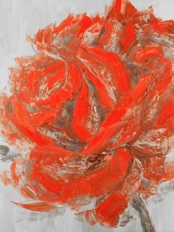 Rose abstraite
