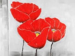 Three poppies