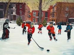 Jeunes joueurs de hockey
