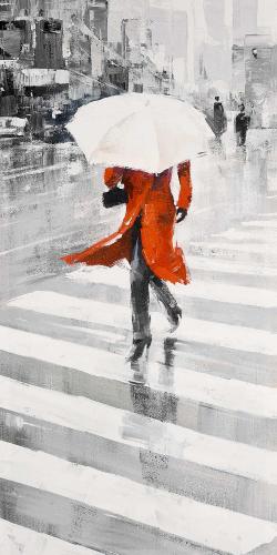 Jour pluvieux dans la ville