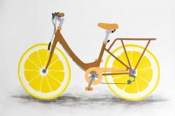 Lemon wheel bike