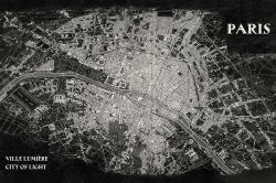 Airplane satellite view