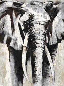 éléphant en beige