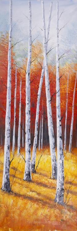 Paysage de forêt d'automne