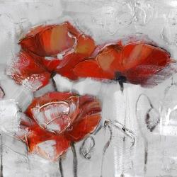 Abstract poppies