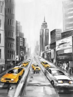 Taxis jaunes à new-york