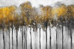 Forêt abstraite jaune