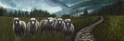 Moutons à la campagne