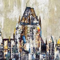 Abstract château frontenac