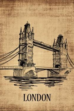Tower bridge illustration