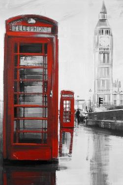 Red phonebooth with the big ben