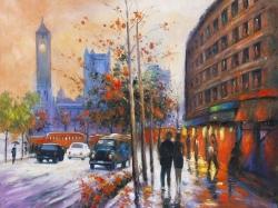 Ville en automne