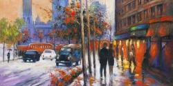 Ville en automne
