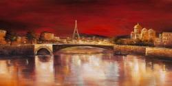 Paris by red dawn