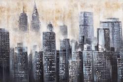 Buildings through the clouds 