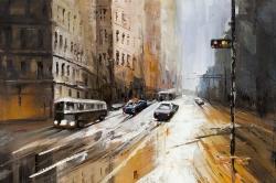 Abstract city street