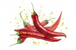 Red hot peppers