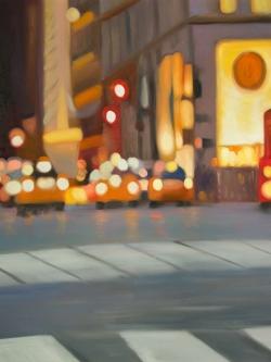 Blurred view of new york