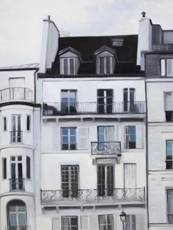 Buildings along the seine river