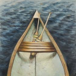 Canoë sur le lac