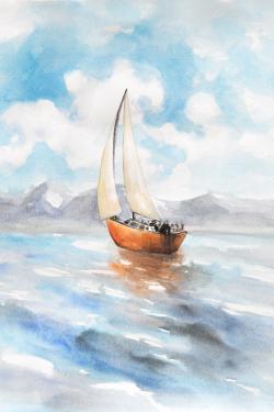 Sailboat landscape